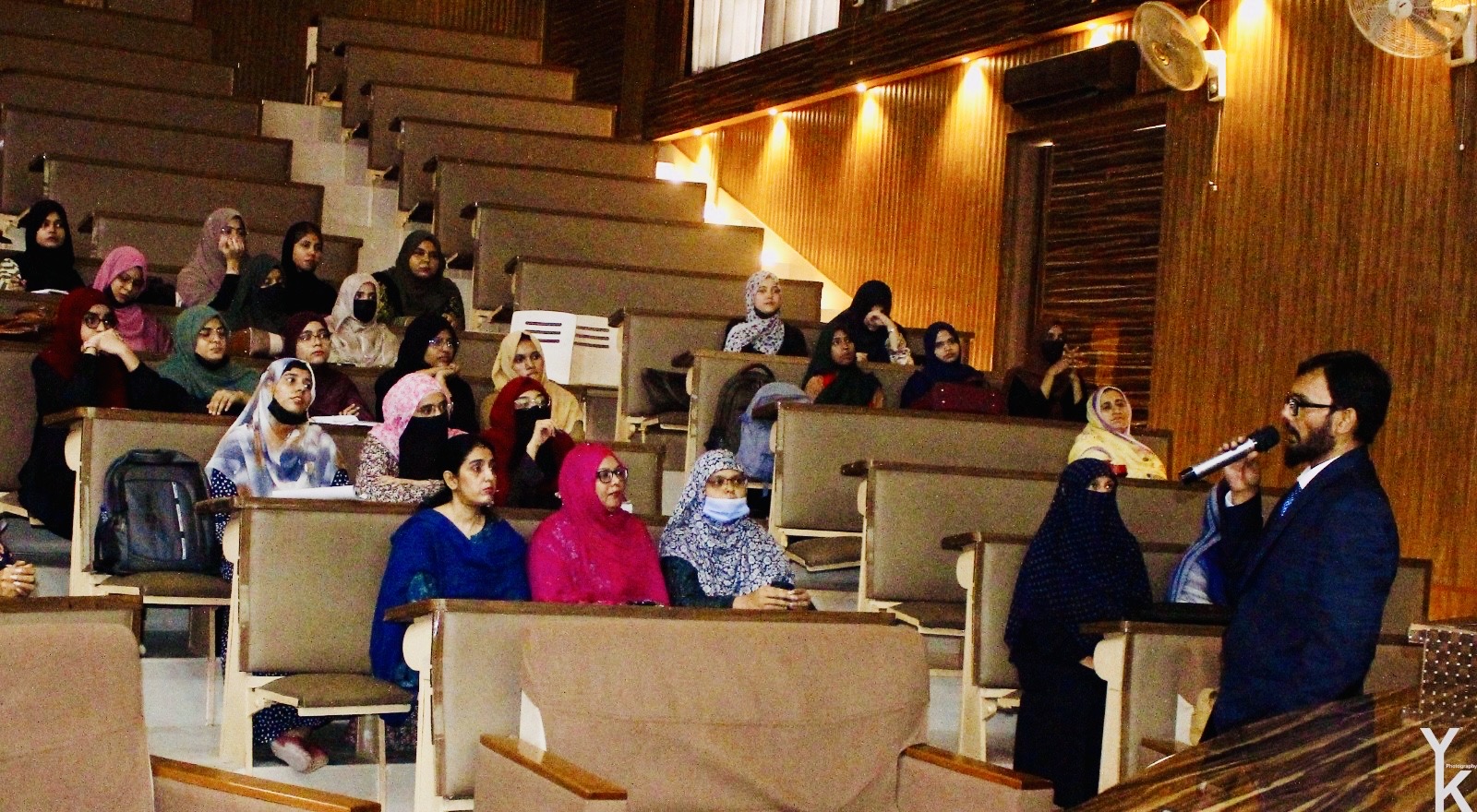 Students participating in a PERLP school awareness program